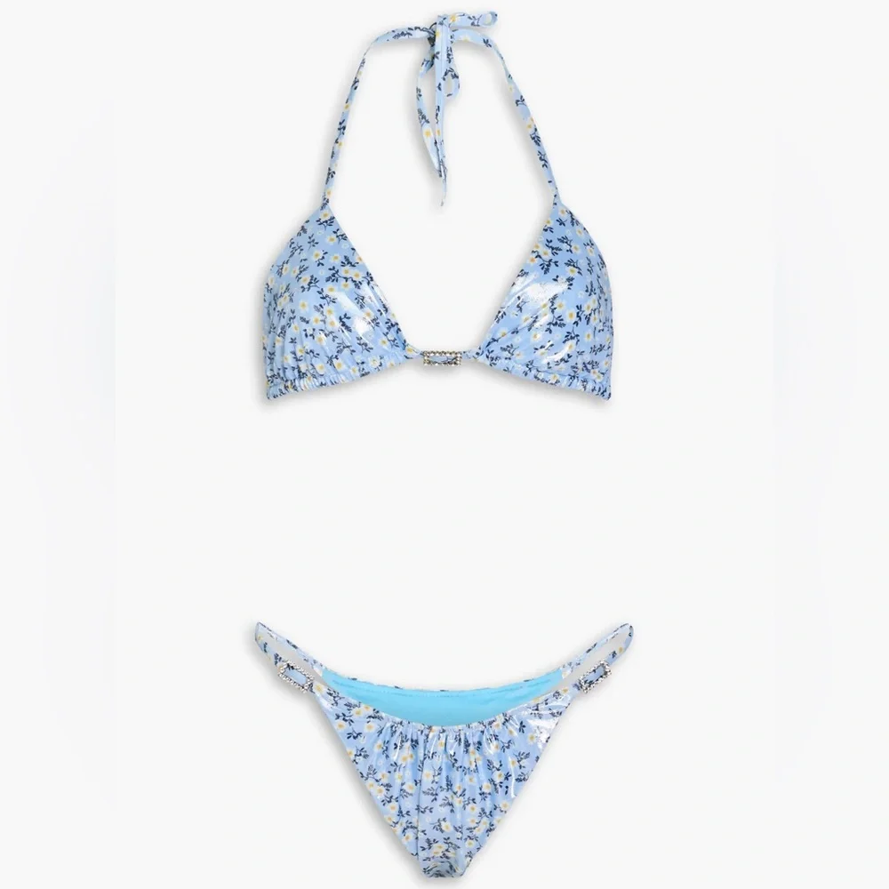 ALESSANDRA RICH Crystal-embellished Bikini - Picture 3 of 5